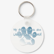 Lancashire Heeler Grandchildren Keychain by MenagerieMayhem Lancashire Heeler Grandchildren Keychain