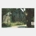 Lancaster Barn Ruin Rectangle Stickers