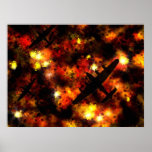 Lancaster Bomber Night Raid Posters