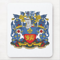 Lancaster Coat of Arms (city) mousepads by FlagTshirts Lancaster Coat of Arms (city) mousepads