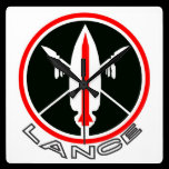 Lance missile wall clock wall clocks