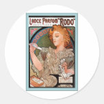 Lance Parfum ~ Rodo ~ Alphonse Mucha Sticker