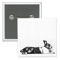 Lance the Unamused Bunneh Pinback Buttons