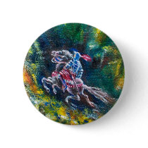 LANCELOT RIDING IN GREEN FOREST PINBACK BUTTONS