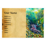 LANCELOT RIDING IN THE GREEN FOREST,parchment Business Cards