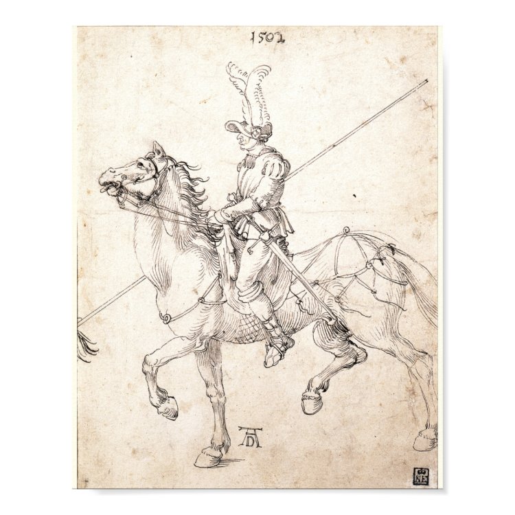 Lancier à cheval par Albrecht Durer