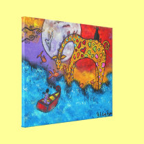 Land Meets Sea Gallery Wrapped Canvas canvas prints