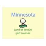 Land of 10,000 Golf Courses Postcard