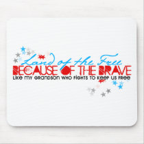 Land of the Free: Grandson Mouse Pad