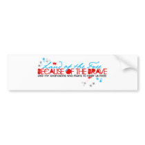 Land of the Free: Grandsons Bumper Sticker