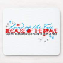Land of the Free: Grandsons Mouse Pads