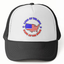 Land of the Free Trucker Hats