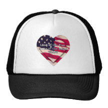 Land of the Free Home of the Brave Trucker Hat