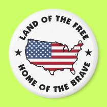 Land of the Free magnet