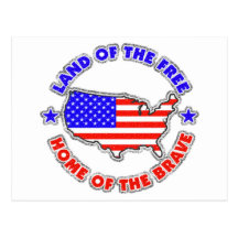 Land of the Free Post Card