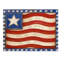 Land Of The Free Post Card