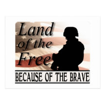 Land of the Free Postcard