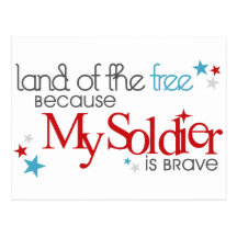 Land of the Free... Postcard