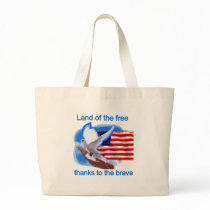 Land of the Free Tshirts and Gifts Tote Bag