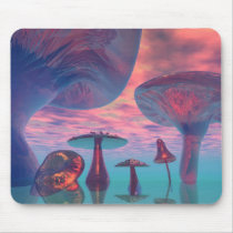 LAND OF THE GIANT MUSHROOMS MOUSEPAD by COREY__FORD LAND OF THE GIANT MUSHROOMS MOUSEPAD