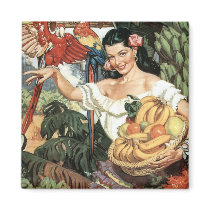 Land of Tropical Splendor Refrigerator Magnets