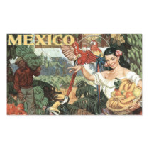 Land of Tropical Splendor Rectangle Sticker
