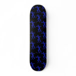 Land Recreation Symbol Skateboard - Blue