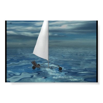 Land Sailer Poster by Nevhision