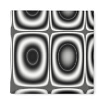 Land Seven - Fractal Refrigerator Magnets