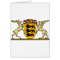 Landeswappen Baden-Wuerttemberg Greeting Cards