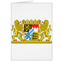 Landeswappen Bavarian Greeting Cards