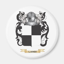 Landi Coat of Arms (Family Crest) Fridge Magnets