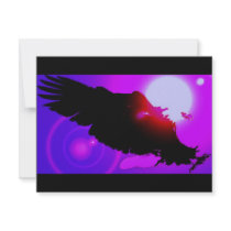 Landing Bald Eagle invitations