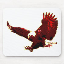 Landing Eagle - Eagle in Flight Mouse Pads