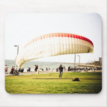 Landing in Tel Aviv mousepads