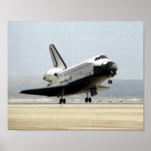 Landing of Space Shuttle Endeavour (STS-67) Poster