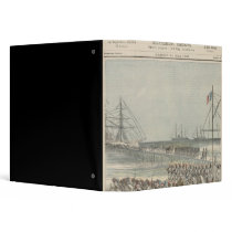 Landing of the Senegalese Troops at the New Wharf Vinyl Binders