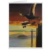 Landing Patterns by Paul Jackson aws, nws Greeting Cards