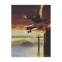 "Landing Patterns" Watercolor Art postcards
