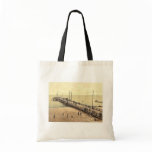 Landing pier, Zoppot, West Prussia, Germany (i.e., Bags