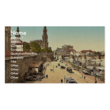 Landing-place for steamers, Altstadt, Dresden, Sax Business Card