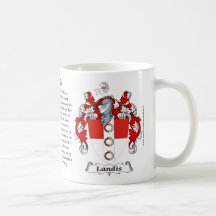 Landis, the Origin, the Meaning and the Crest Mugs