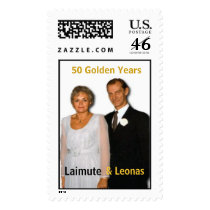 LandL, 50 Golden Years, Laimute, & Leonas postage by sweetclover LandL, 50 Golden Years, Laimute, & Leonas postage