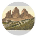 Landro, the Three Spires (i.e., Drei Zinnen), and stickers