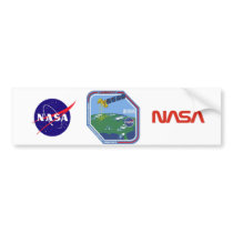 Landsat 7  Program Logo Bumper Stickers