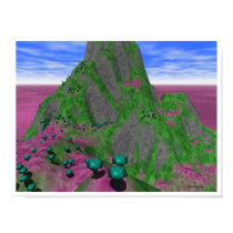 Landscape 1, mushroom planet posters by dudecon Landscape 1, mushroom planet posters