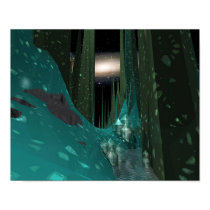 Landscape 2, ice planet posters