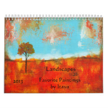Landscape Abstract Paintings 2013 Art Calendar
