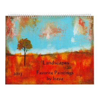 Landscape Abstract Paintings 2013 Art Calendar