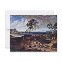 Landscape After A Storm By Joseph Anton Koch Custom Announcements